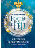 Tracts 15x21 Joyeuses Fêtes boules bleu