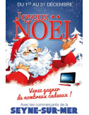 Affiches A2 (42x59,4 cm) Joyeux Noël Père Noël