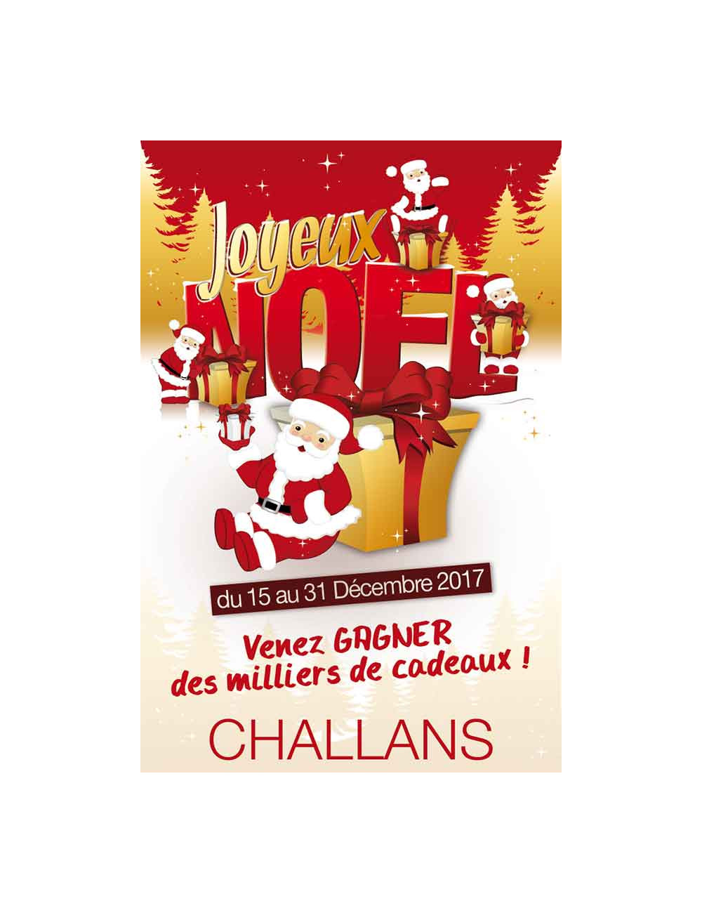 Affiches A2 (42x59,4 cm) Joyeux Noël