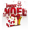 Affiches A2 (42x59,4 cm) Joyeux Noël