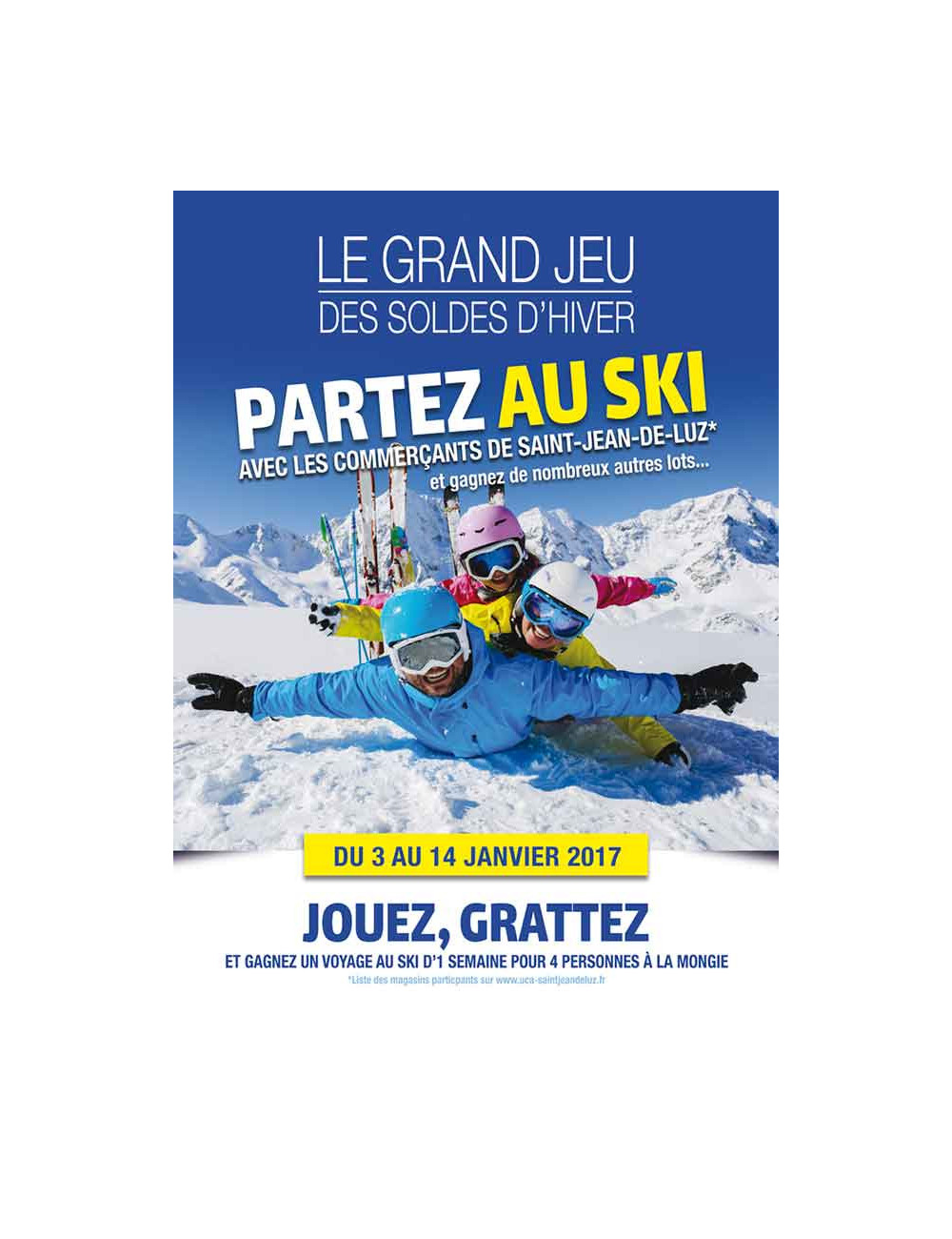 Affiches A3 (30x42 cm) Opération Ski