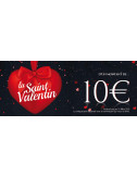 Chèques cadeaux classiques Saint Valentin 2018