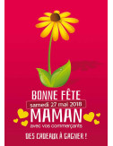 Tracts 15x21 Bonne Fête maman gerbera