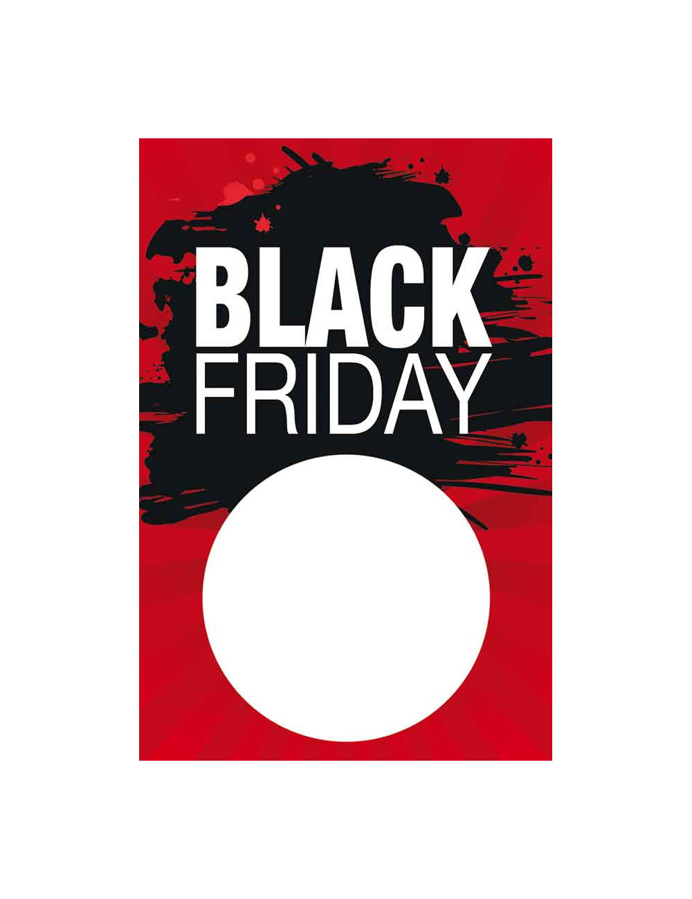 Etiquettes 8,5x5,5 cm -100 ex Black Friday