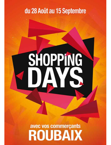 Affiches A2 (42x59,4 cm) Shopping Day