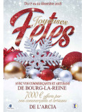 Affiches A2 (42x59,4 cm) Joyeuses Fêtes flocon