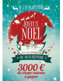 Affiches A2 (42x59,4 cm) Joyeux Noël petit village