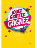 Affiches A2 (42x59,4 cm) Jouez grattez gagnez