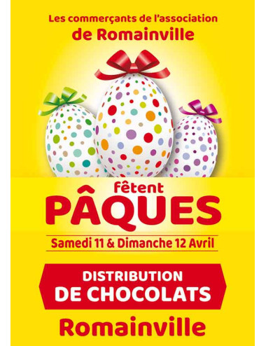 Affiches A3 (30x42 cm) Joyeuses Pâques