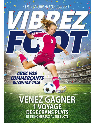 Affiches A3 (30x42 cm) Foot Féminin