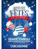 Affiches A2 (42x59,4 cm) Joyeuses Fêtes nuage