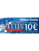 Chèques cadeaux sécurisés recto Joyeuses Fêtes nuage