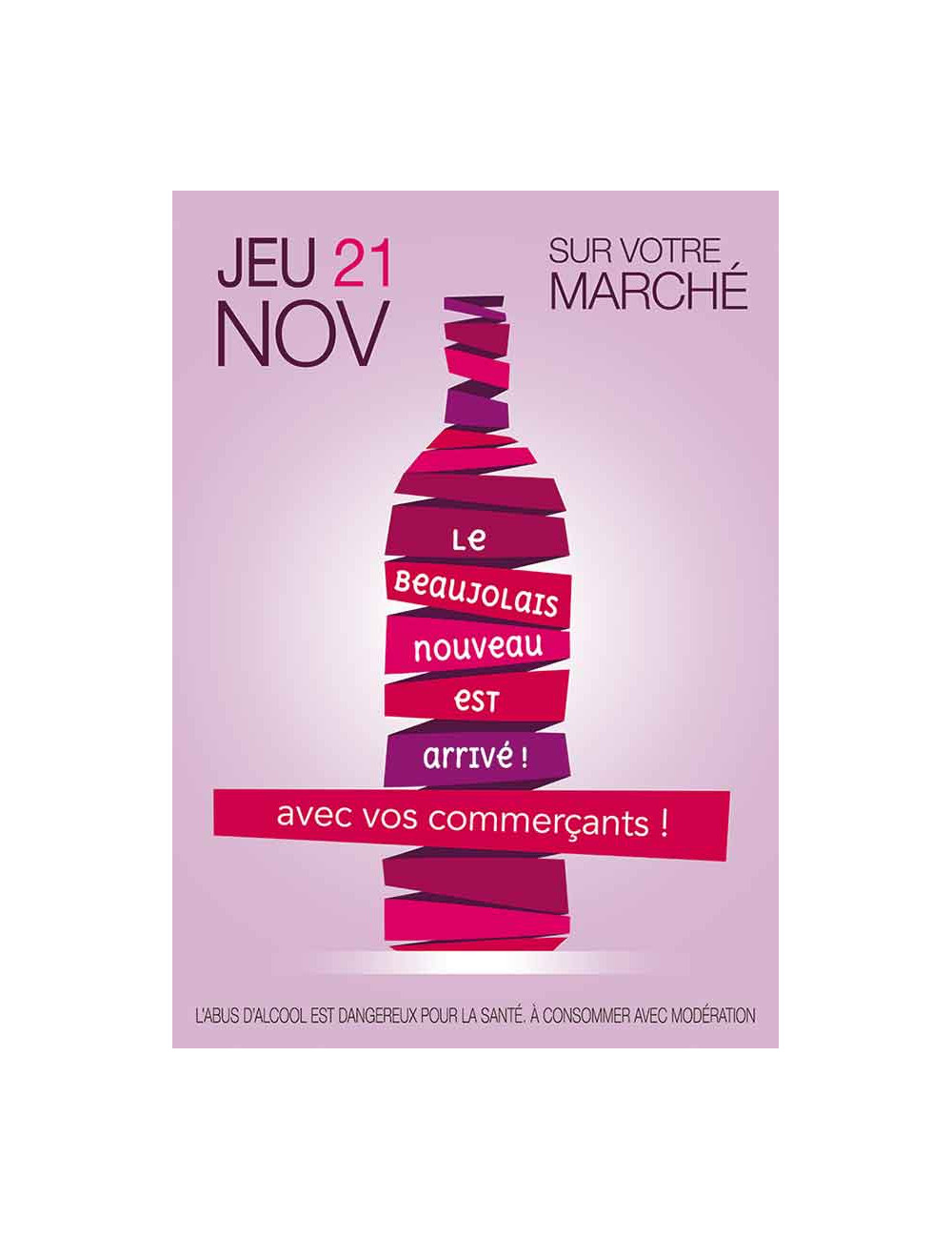 Affiches A2 (42x59,4 cm) Beaujolais 2019 Graphy