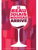 Affiches A2 (42x59,4 cm) Beaujolais 2019 verre