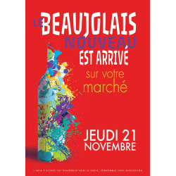 Affiches A2 (42x59,4 cm) Beaujolais 2019 art