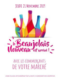 Affiches A2 (42x59,4 cm) Beaujolais 2019 pop