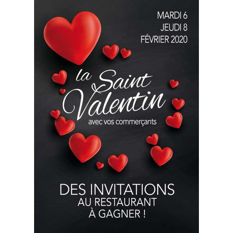 Affiches A2 (42x59,4 cm) Saint Valentin 2020-1