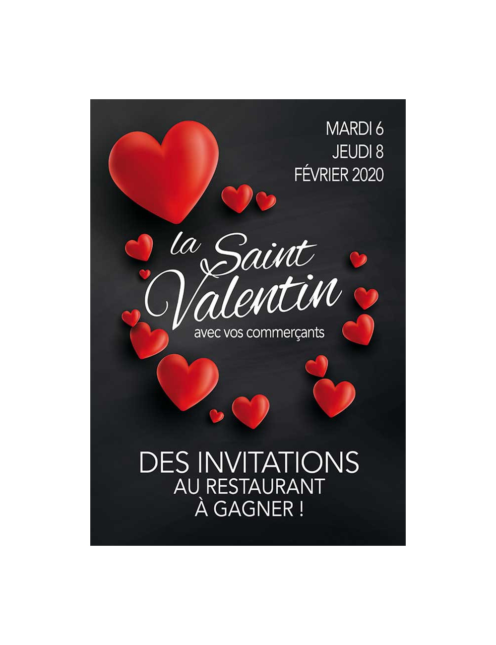 Affiches A2 (42x59,4 cm) Saint Valentin 2020-1