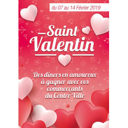Affiches A3 (30x42 cm) Saint Valentin 2020-2