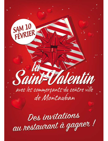 Affiches A2 (42x59,4 cm) Saint Valentin 2020-3