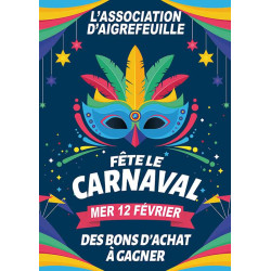 Affiches A2 (42x59,4 cm) Carnaval masque