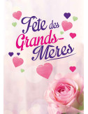 Affiches A2 (42x59,4 cm) Fête des grands mères rose