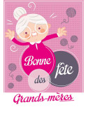 Affiches A2 (42x59,4 cm) Fête des grands mères fleurs