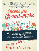 Affiches A2 (42x59,4 cm) Bonne fête grand mère