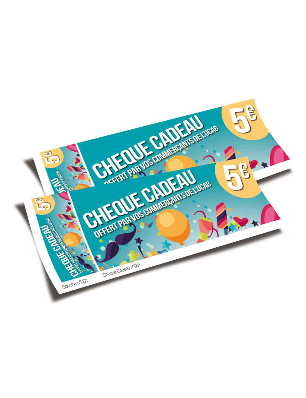 Chèques cadeaux classiques Carnaval des prix