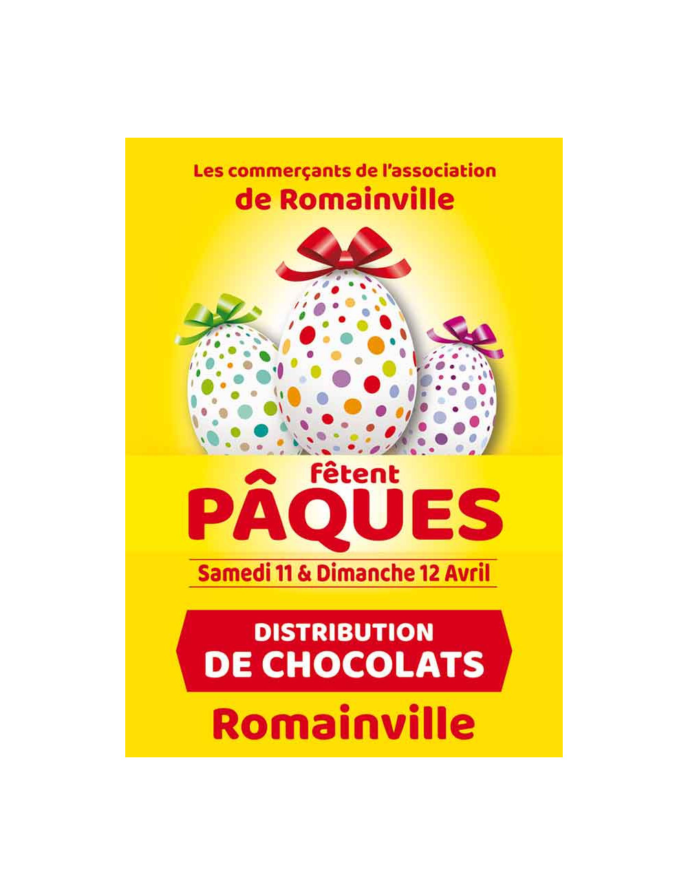 Affiches A2 (42x59,4 cm) Joyeuses Pâques