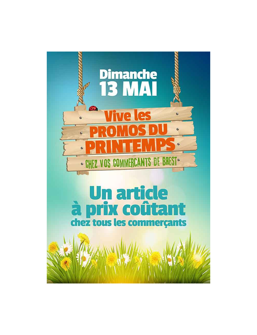 Affiches A2 (42x59,4 cm) Fête du printemps