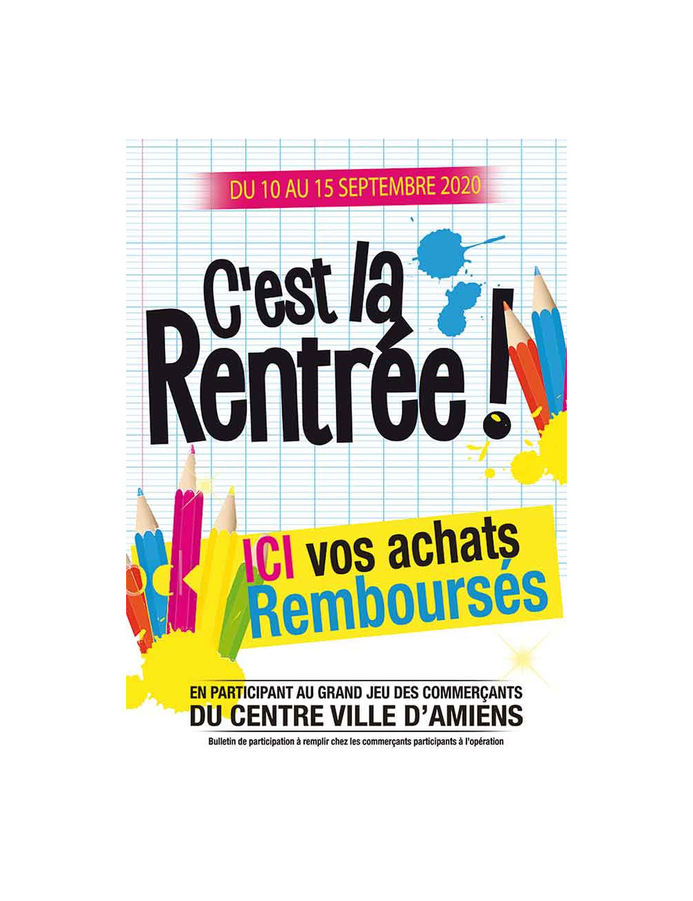 Affiches A3 (30x42 cm) Rentrée 2020