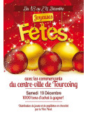 Affiches A3 (30x42 cm) Joyeuses Fêtes boules rouge et or