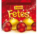 Affiches A3 (30x42 cm) Joyeuses Fêtes boules rouge et or