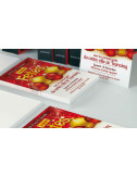 Tracts 21x29,7 Joyeuses Fêtes boules rouge et or