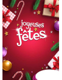 Affiches A2 (42x59,4 cm) Joyeuses Fêtes décorations