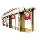 Drapeaux de façade spécifiques Joyeux Noël sapins