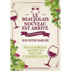 Affiches A3 (30x42 cm) Beaujolais 2020 Vignes