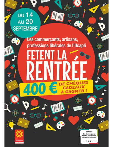 Affiches A2 (42x59,4 cm) Fête de la Rentrée