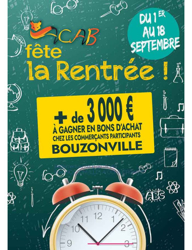 Affiches A2 (42x59,4 cm) Fête de la Rentrée Réveil