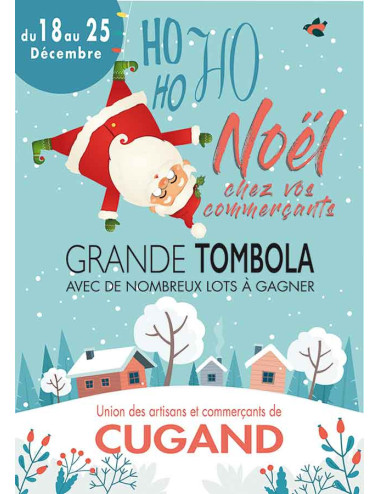 Affiches A3 (30x42 cm) Joyeux Noël ho ho ho