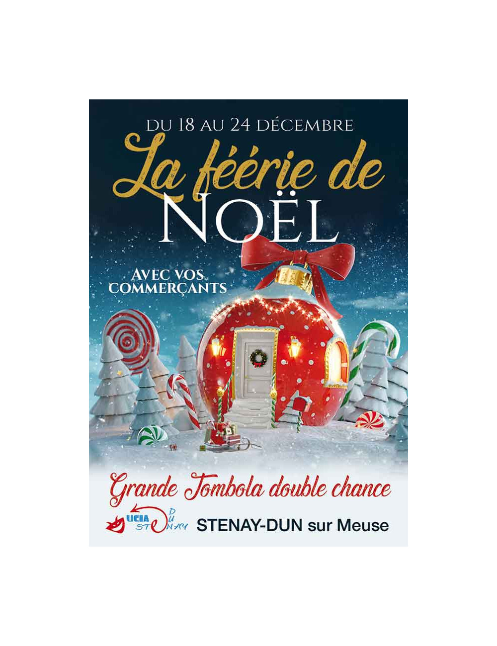 Affiches A2 (42x59,4 cm) Féérie de Noël