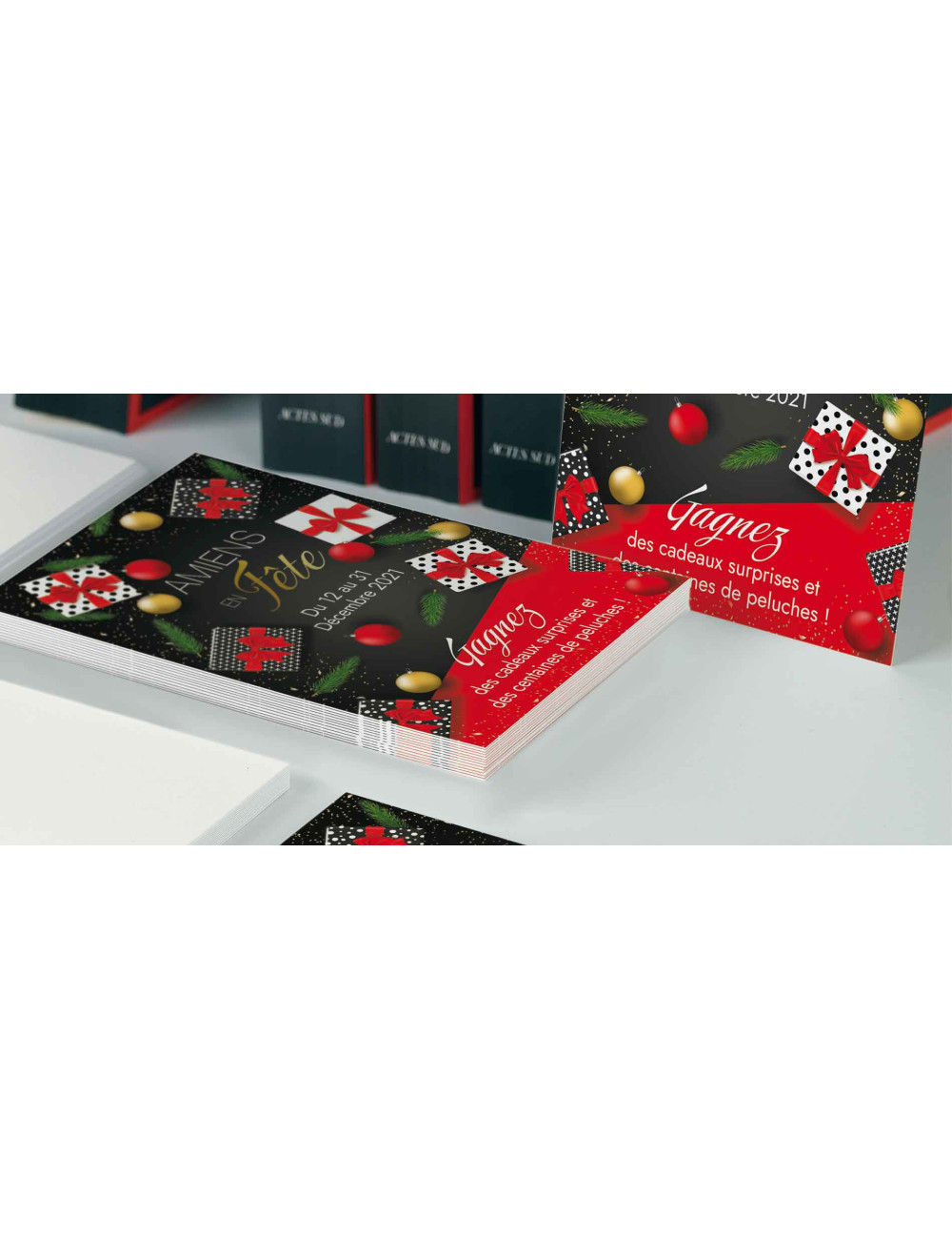 Tracts 15x21 Cadeaux Noir et Rouge