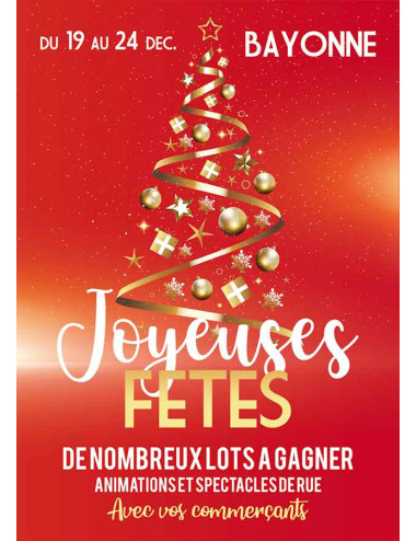 Affiches A2 (42x59,4 cm) Noël Sapin Féérique