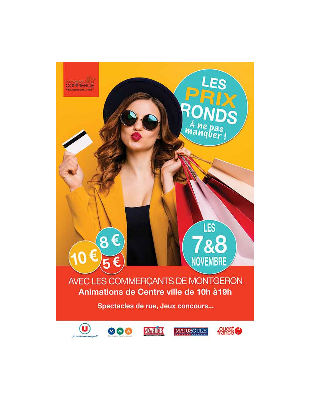 Affiches A3 (30x42 cm) Les prix ronds