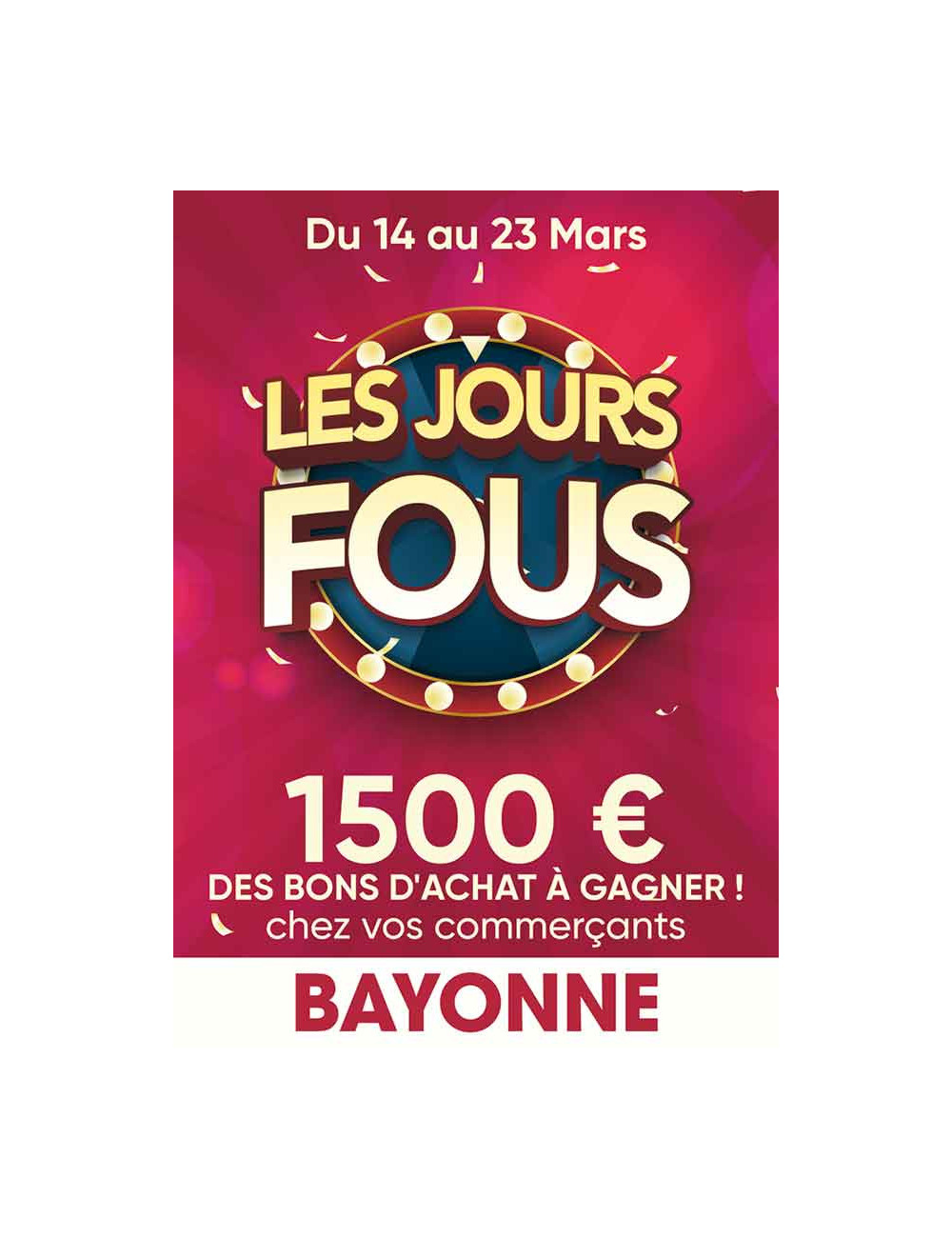 Affiches A2 (42x59,4 cm) les jours Fous