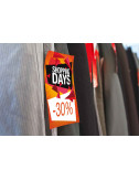 Stickers vitrine 40x40 cm Black Friday Promos