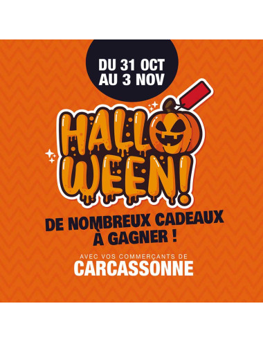 Stickers vitrine 40x40 cm Halloween 1