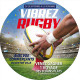 Stickers vitrine 40x40 cm Vibrez Rugby