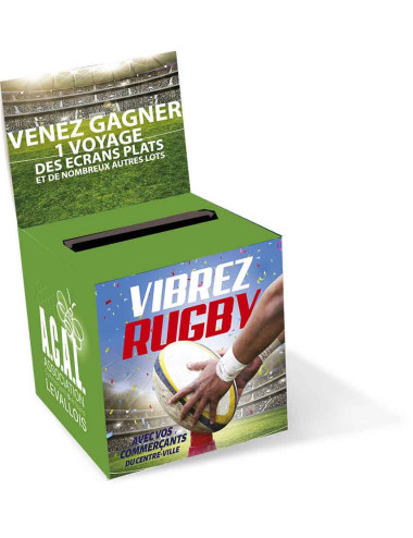 Urnes personnalisables Vibrez Rugby